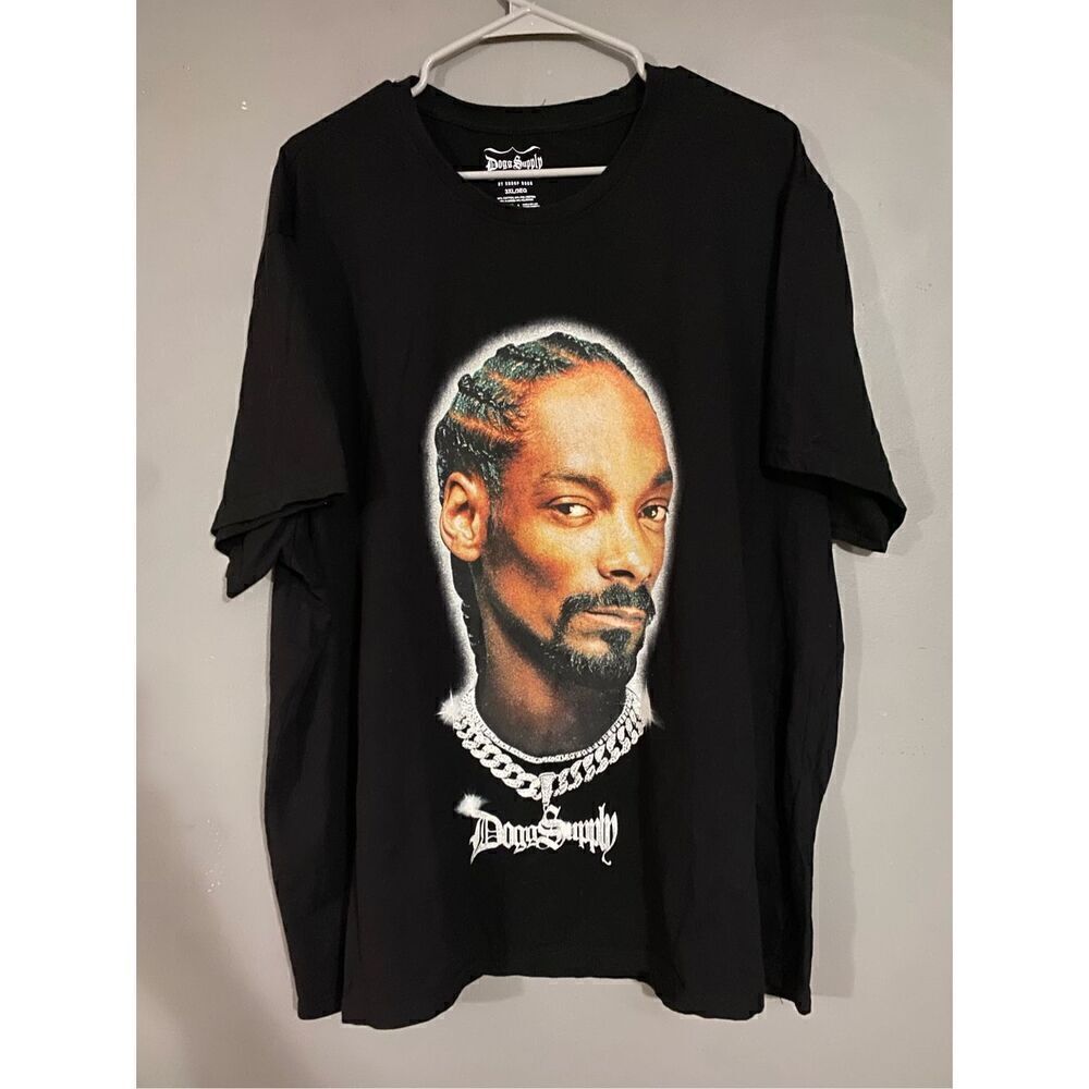 Snoop Dogg Supply Dog Chain Black Graphic T-Shirt Size 3X NWOT